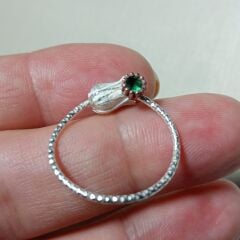 GÜMÜŞ LALE YÜZÜK