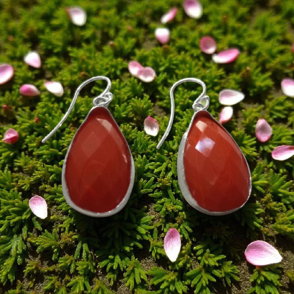 AKİK GÜMÜŞ KÜPE