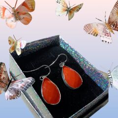 AKİK GÜMÜŞ KÜPE