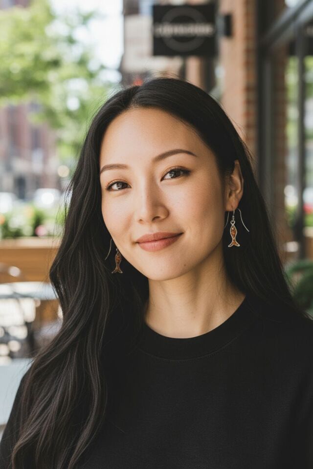 GÜMÜŞ BALIK MOZAİK KÜPE