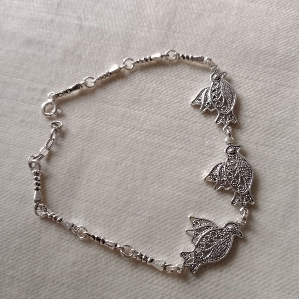 Telkari Kuş Bileklik