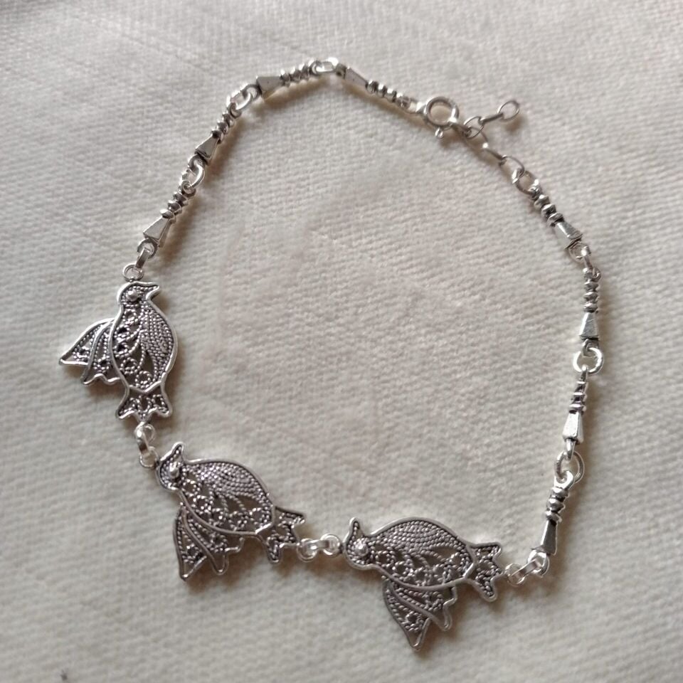 Telkari Kuş Bileklik