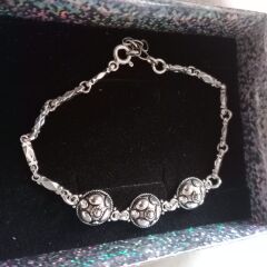 Telkari Gümüş Bileklik