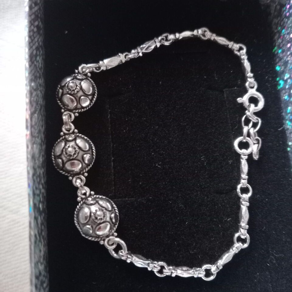 Telkari Gümüş Bileklik