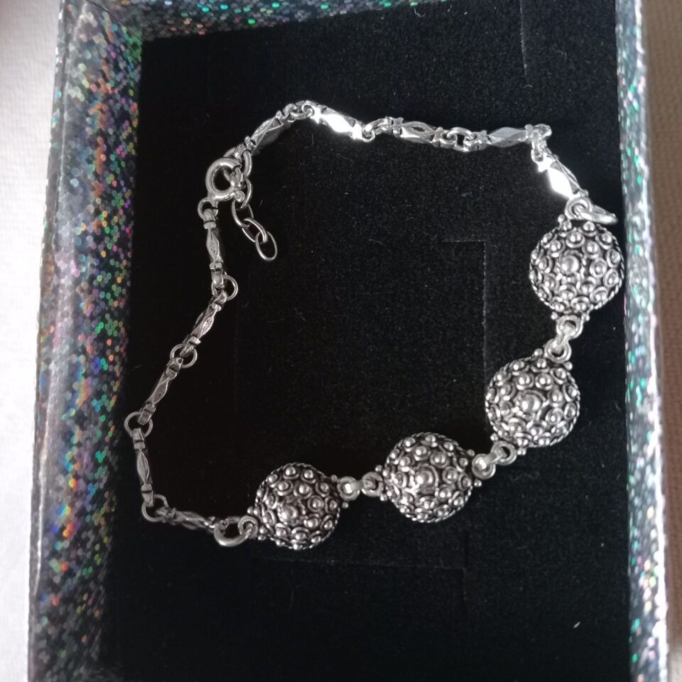 Telkari Gümüş Bileklik