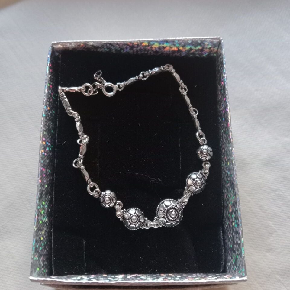 Telkari Gümüş Bileklik