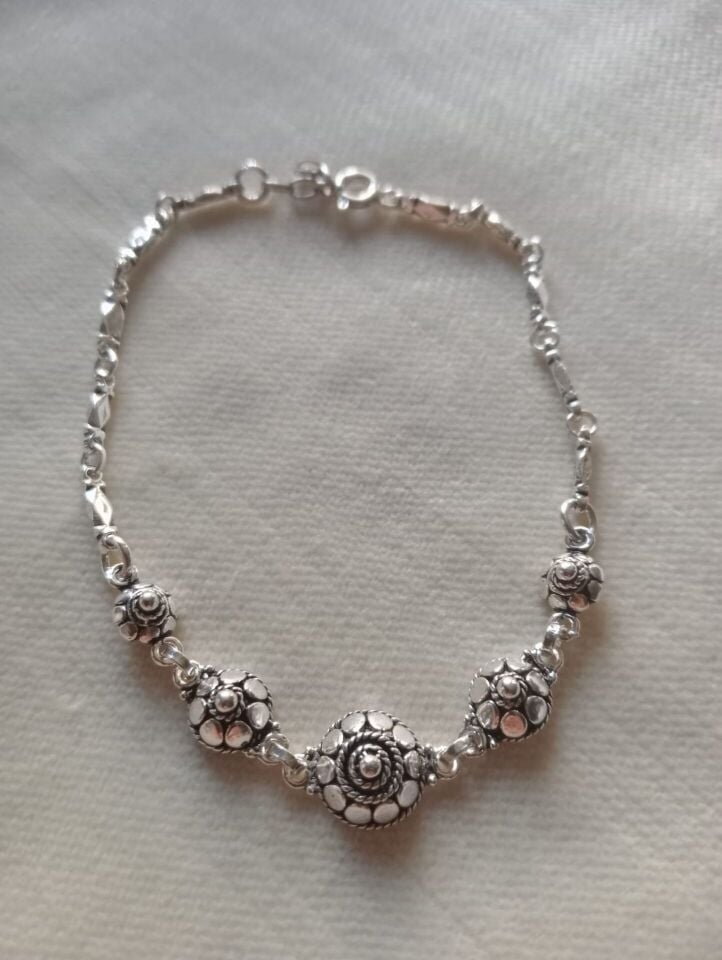 Telkari Gümüş Bileklik