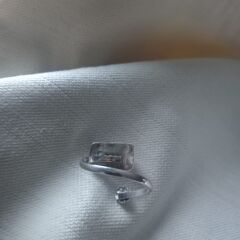 Pembe Kuvars Taşlı Gümüş Yüzük