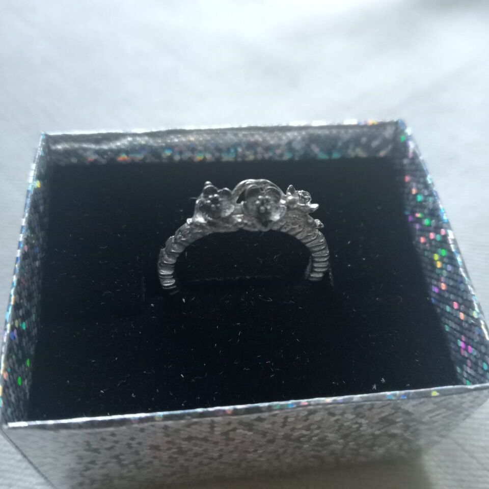 Bahar Dalı Gümüş Yüzük Gümüş