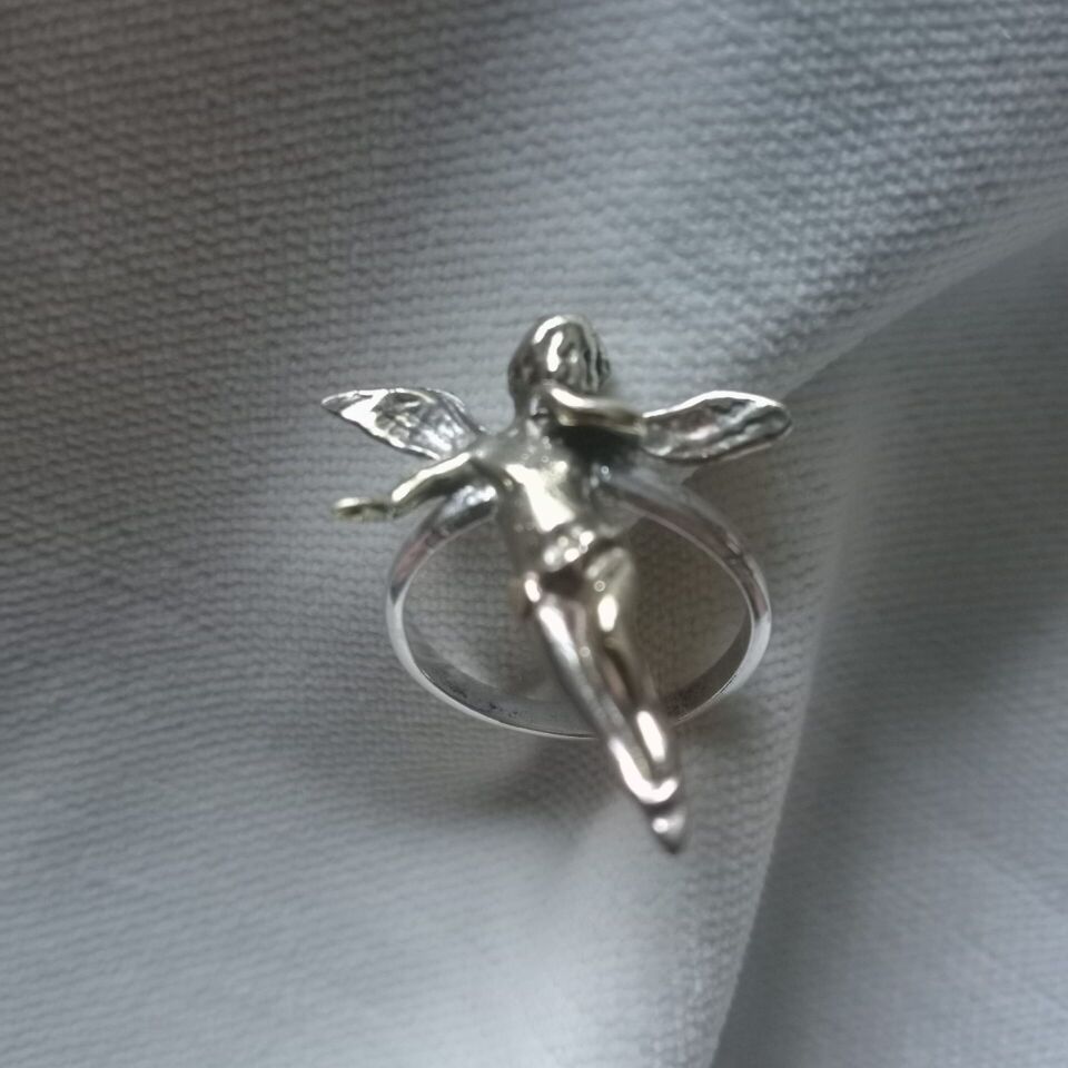 Melek Pirinç & Gümüş Yüzük Gümüş