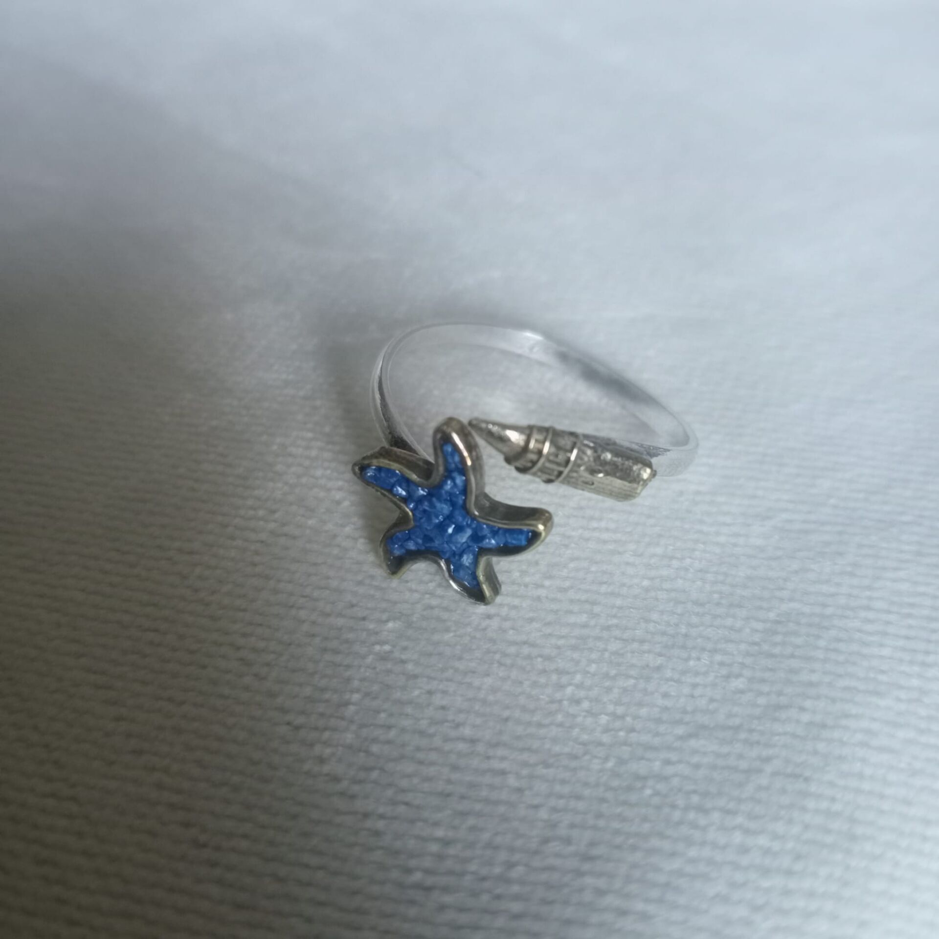 Gümüş Yıldız  Mozaik & Galata Kulesi Yüzük