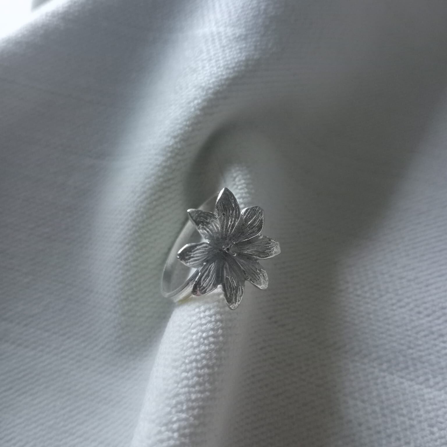 Ayçiçeği Gümüş Yüzük