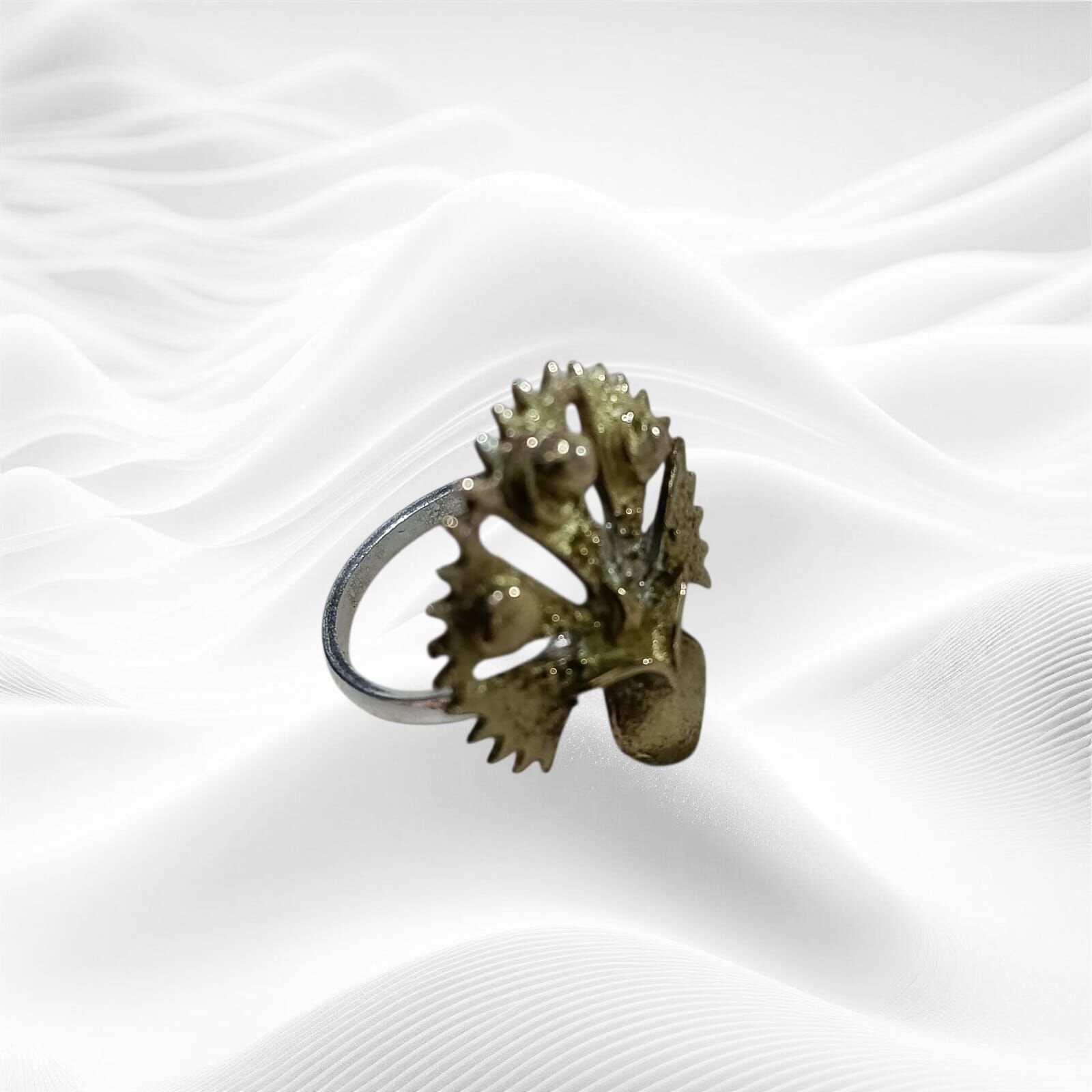 Karanfil Gümüş & Pirinç Yüzük