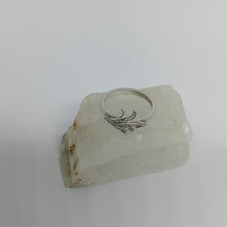 GÜMÜŞ MELEK KANADI YÜZÜK