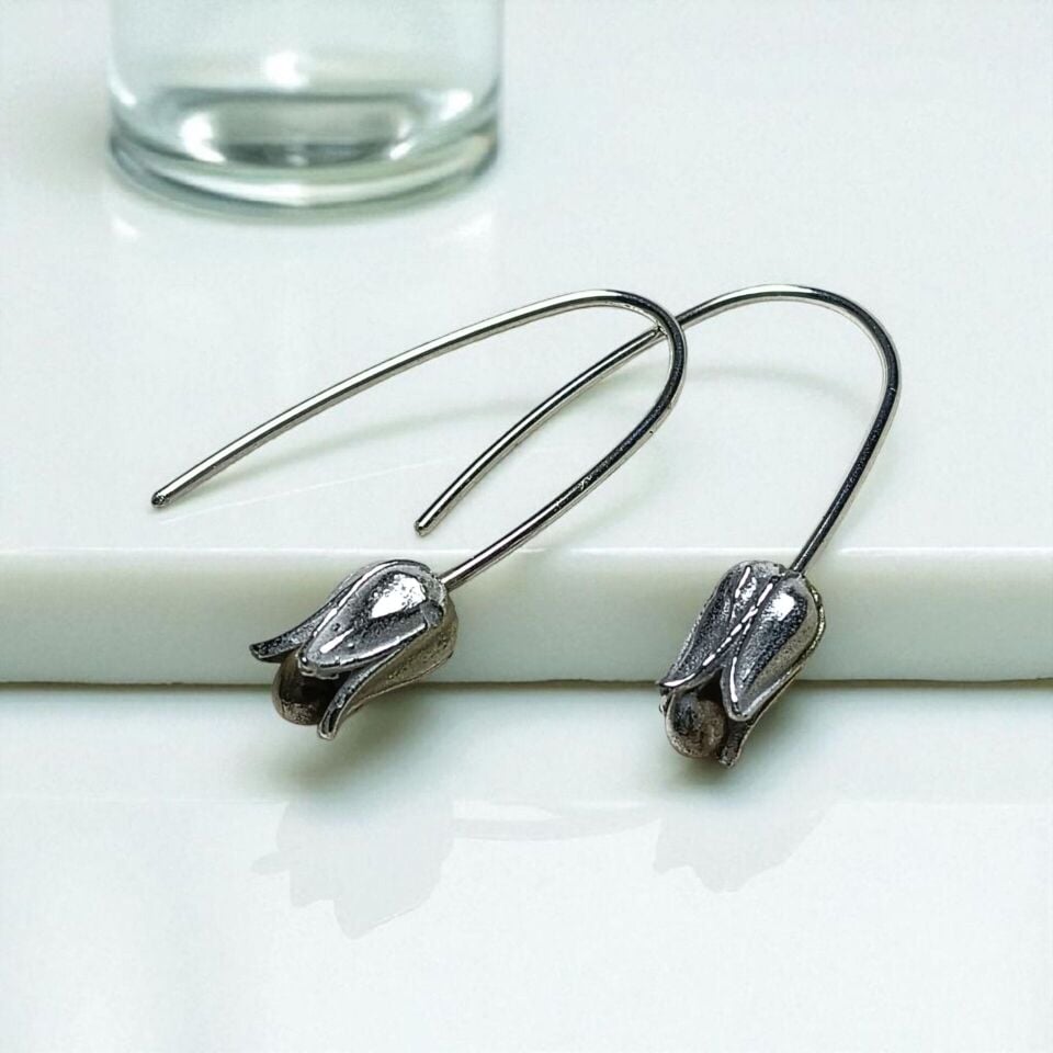 LALE 925 AYAR GÜMÜŞ KÜPE