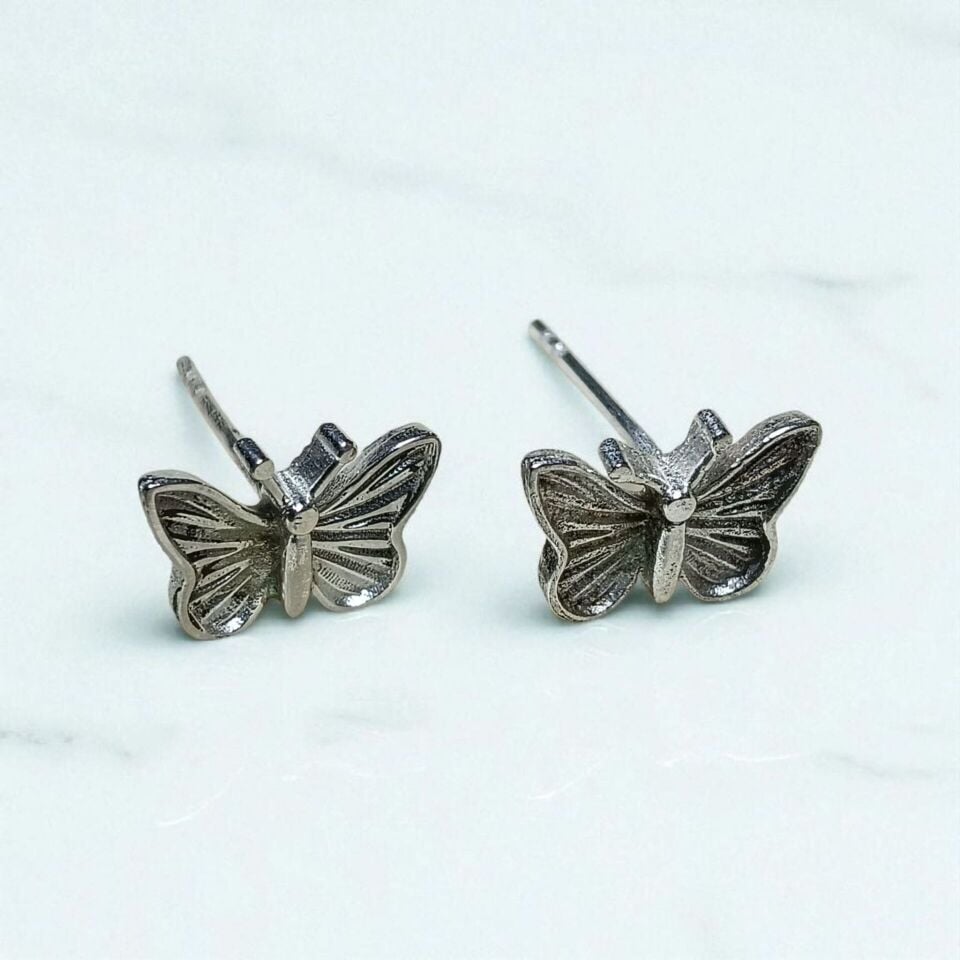 KELEBEK 925 AYAR GÜMÜŞ KÜPE