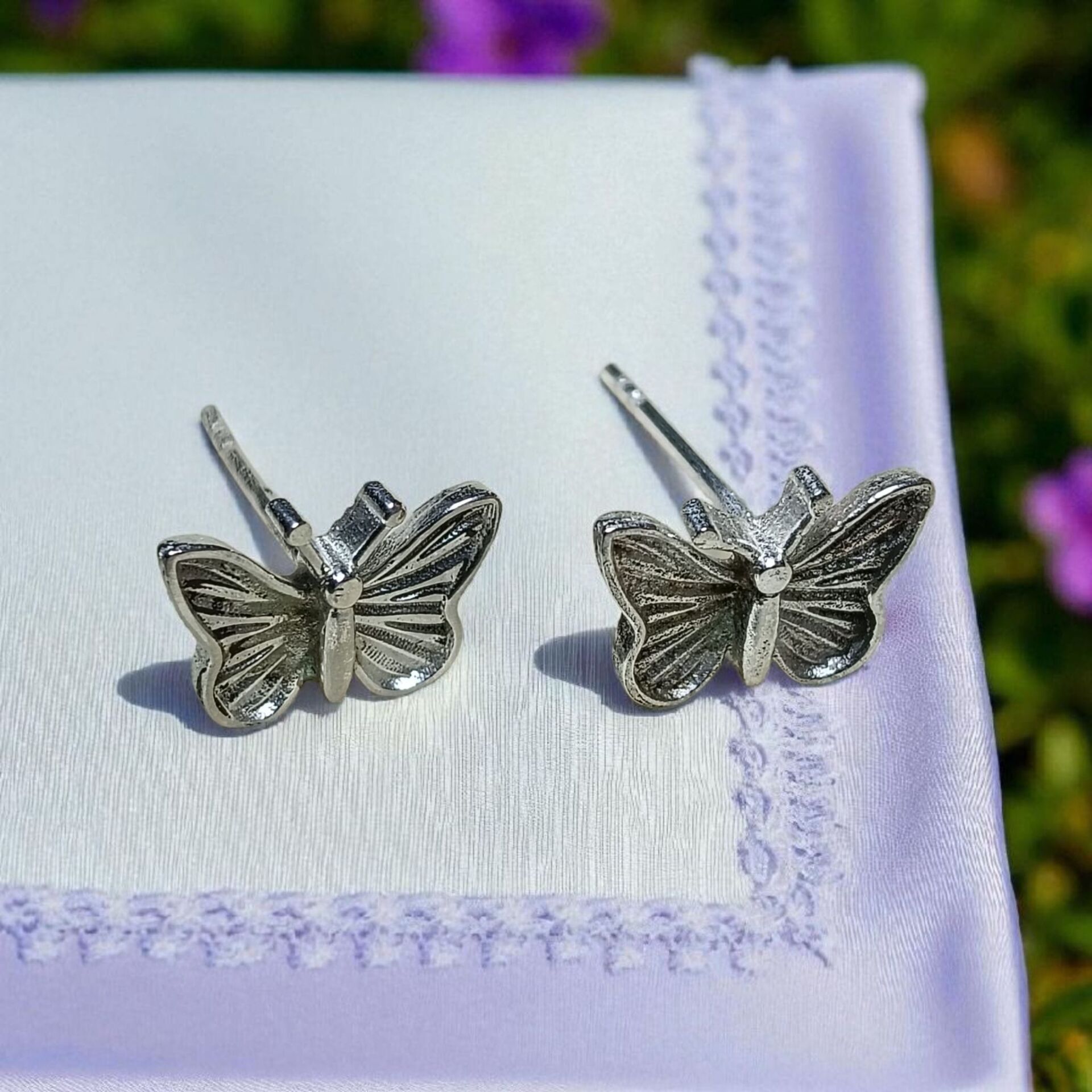 KELEBEK 925 AYAR GÜMÜŞ KÜPE