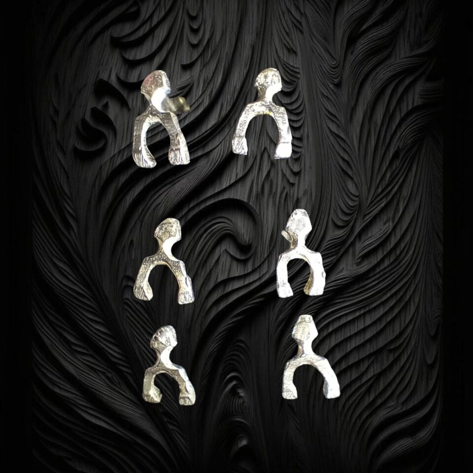 Gümüş Nal El Yapımı Şans Küpeleri