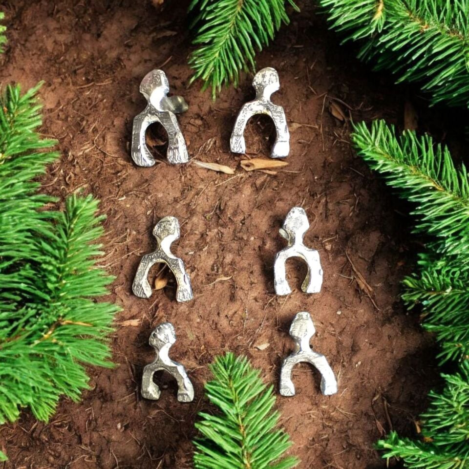 Gümüş Nal El Yapımı Şans Küpeleri