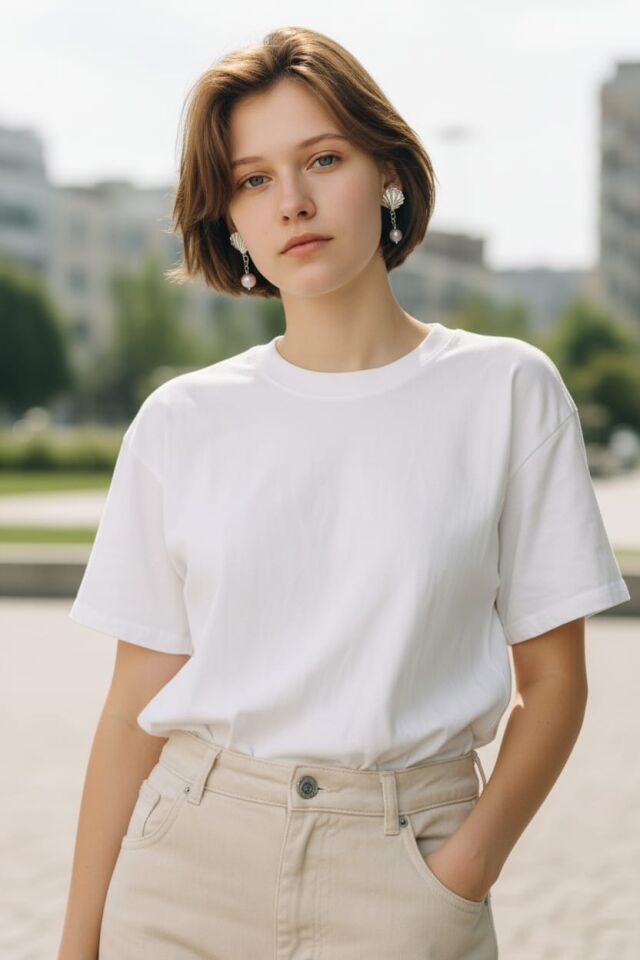 Afrodit Midye Gümüş Tasarımlı Pembe İncili Küpe