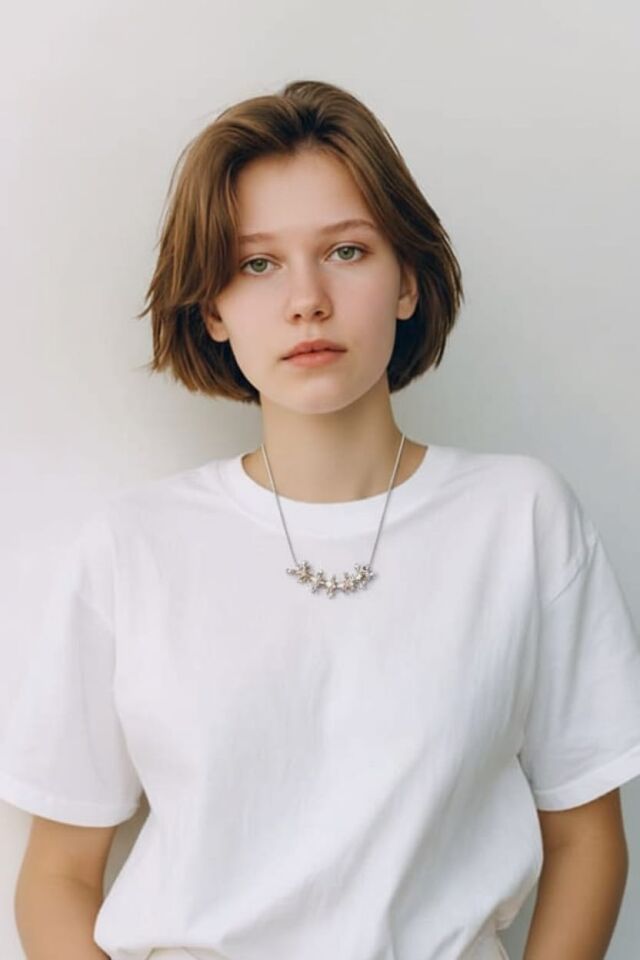 Tırtıl El Yapımı Gümüş Küpeler ve Kolye Ucu Takım