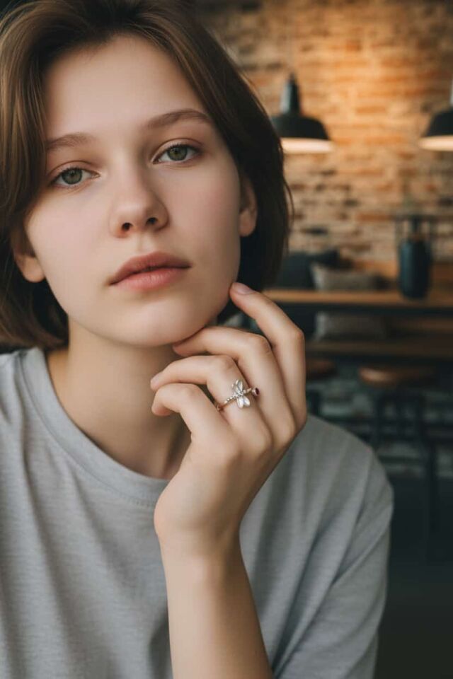 Gümüş Ayarlanabilir El Yapımı Yusufçuk Yüzük