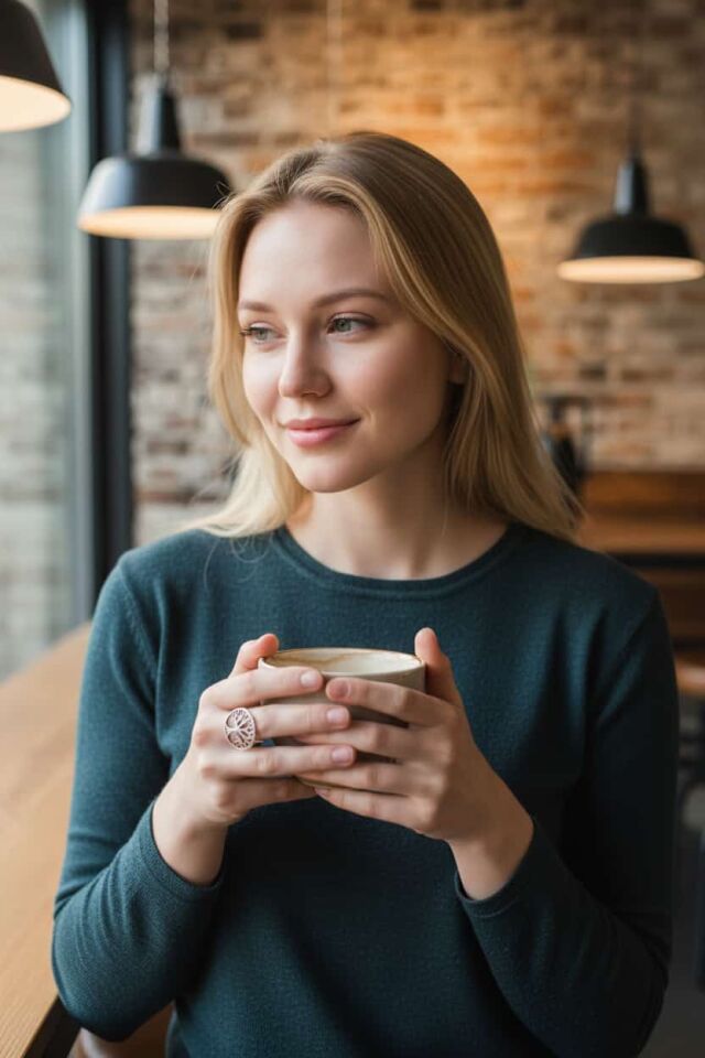 Hayat Ağacı El Yapımı Gümüş Yüzük