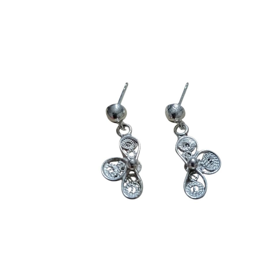 Telkari El Yapımı Gümüş Küpeler