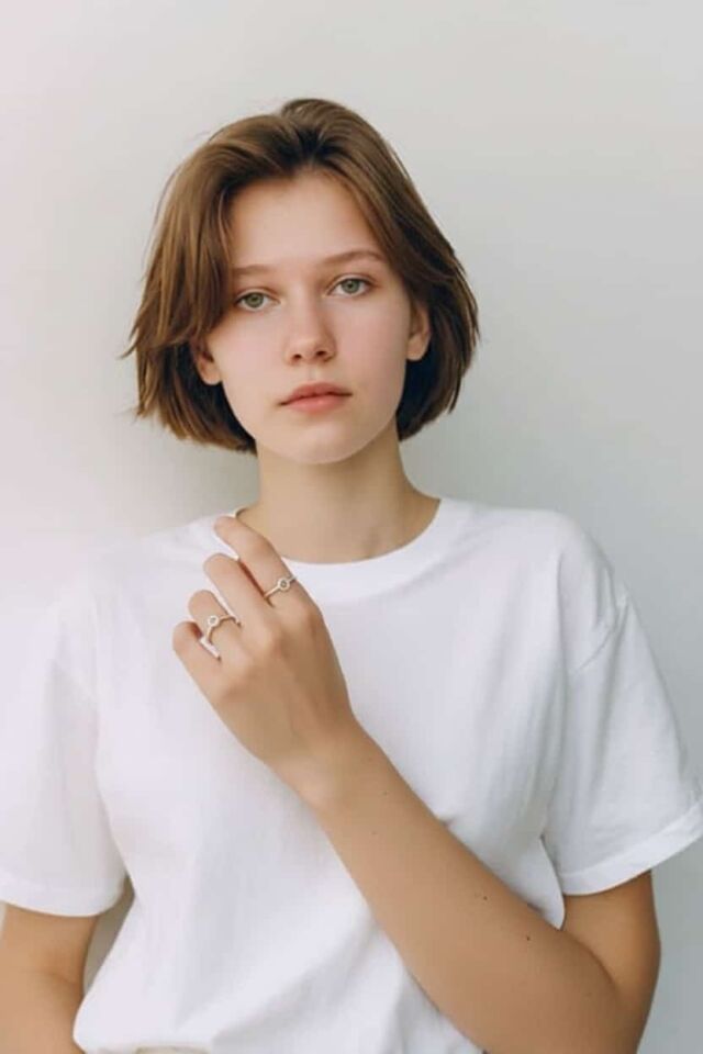 Tek Taş Zirkon Gümüş El Yapımı Yüzük