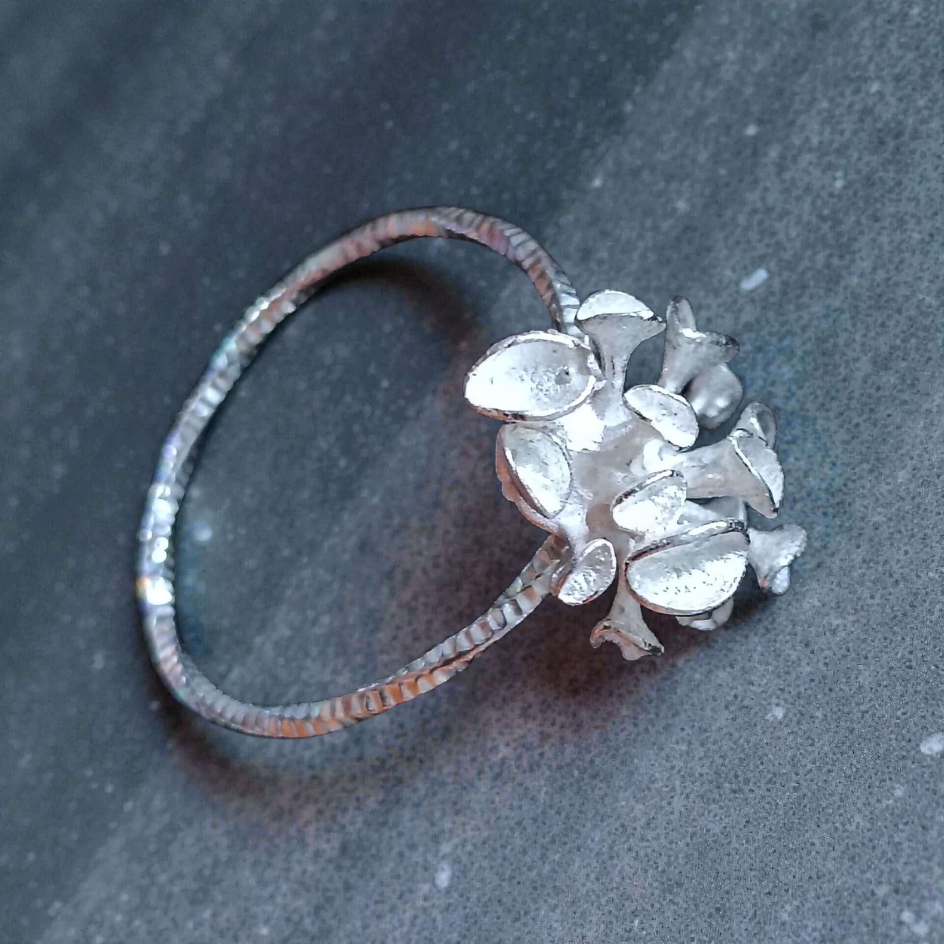 Mantar Gümüş 925 Ayar Yüzük