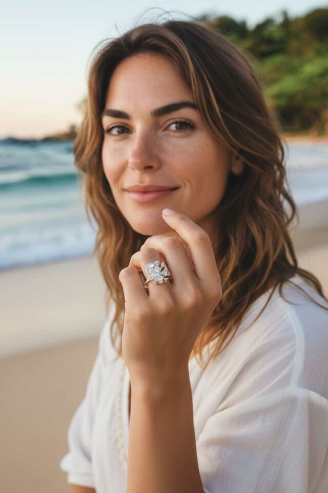 Mantar Gümüş 925 Ayar Yüzük