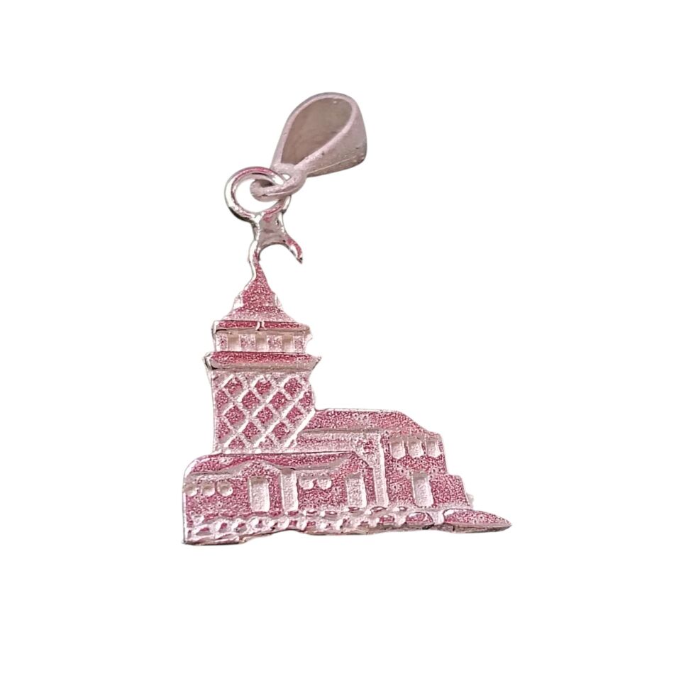 Kız Kulesi Gümüş Kolye Ucu