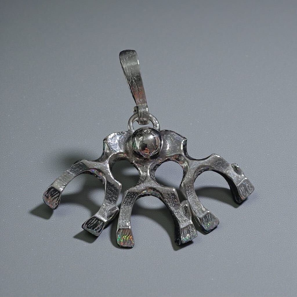 El Yapımı Gümüş  Üç Nal kolye Ucu