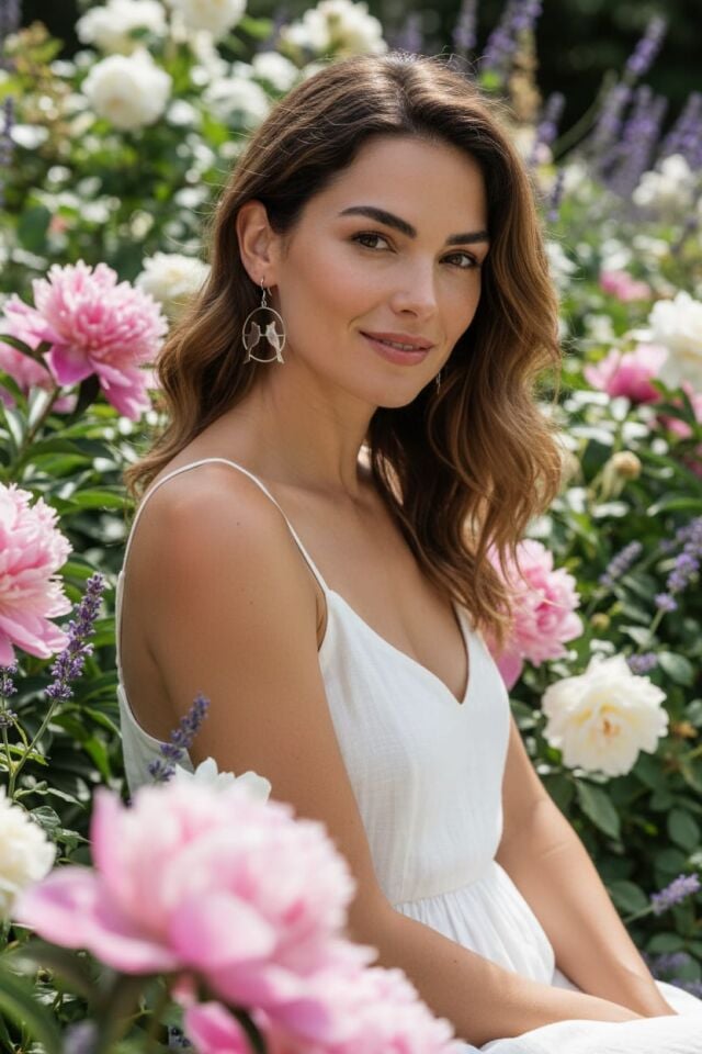 Gümüş Kuşlar 925 Ayar Gümüş Çember Küpe