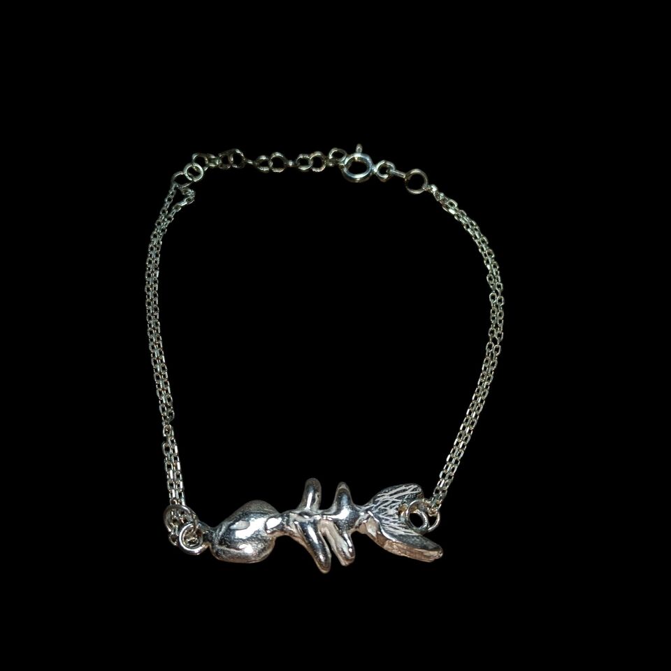 Gümüş Balık El Yapımı Bileklik