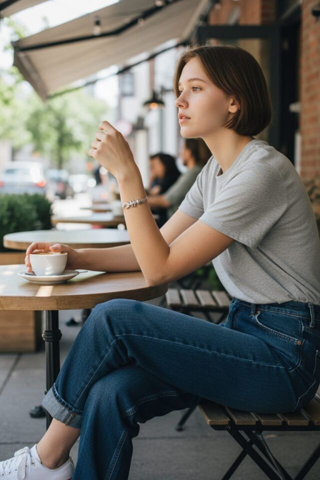 Gümüş Balık El Yapımı Bileklik