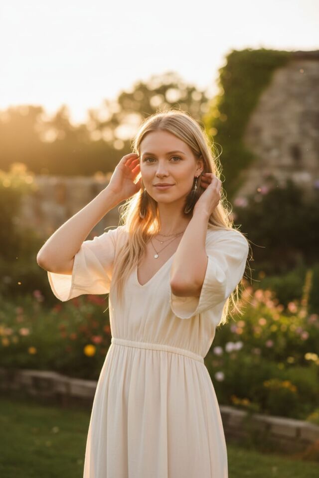 Kuş Tüyü Gümüş 925 Ayar Küpeler