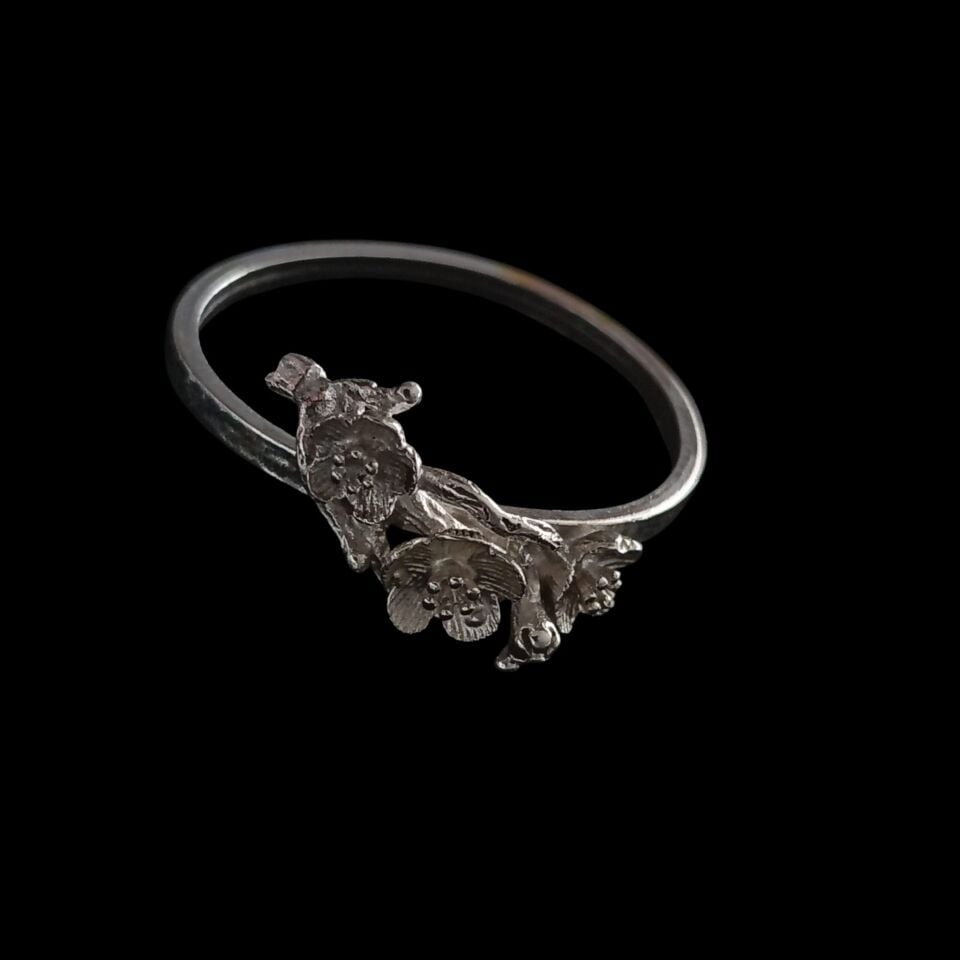 Bahar Çiçekleri 925 Ayar Gümüş Yüzük