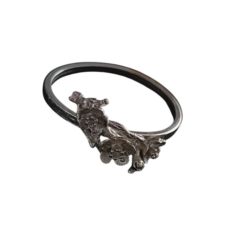 Bahar Çiçekleri 925 Ayar Gümüş Yüzük