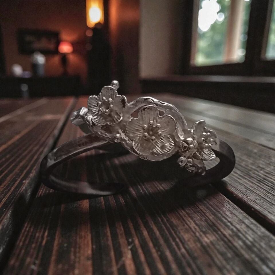 Bahar Çiçekleri 925 Ayar Gümüş Yüzük