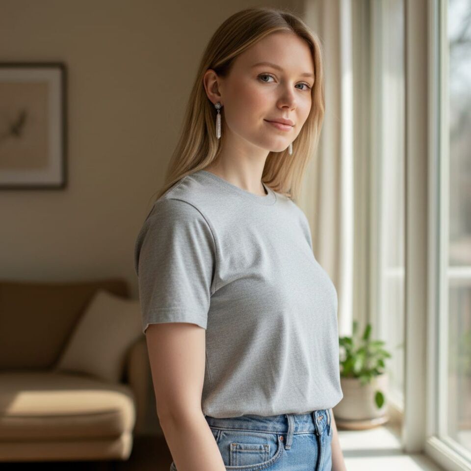 Barok Uzun İnci  Gümüş Zirkon Taşlı Küpeler